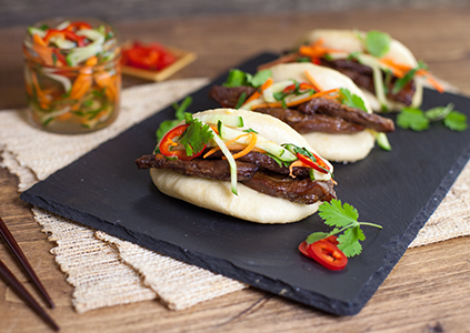 Korean Bulgogi Pork Belly Bao