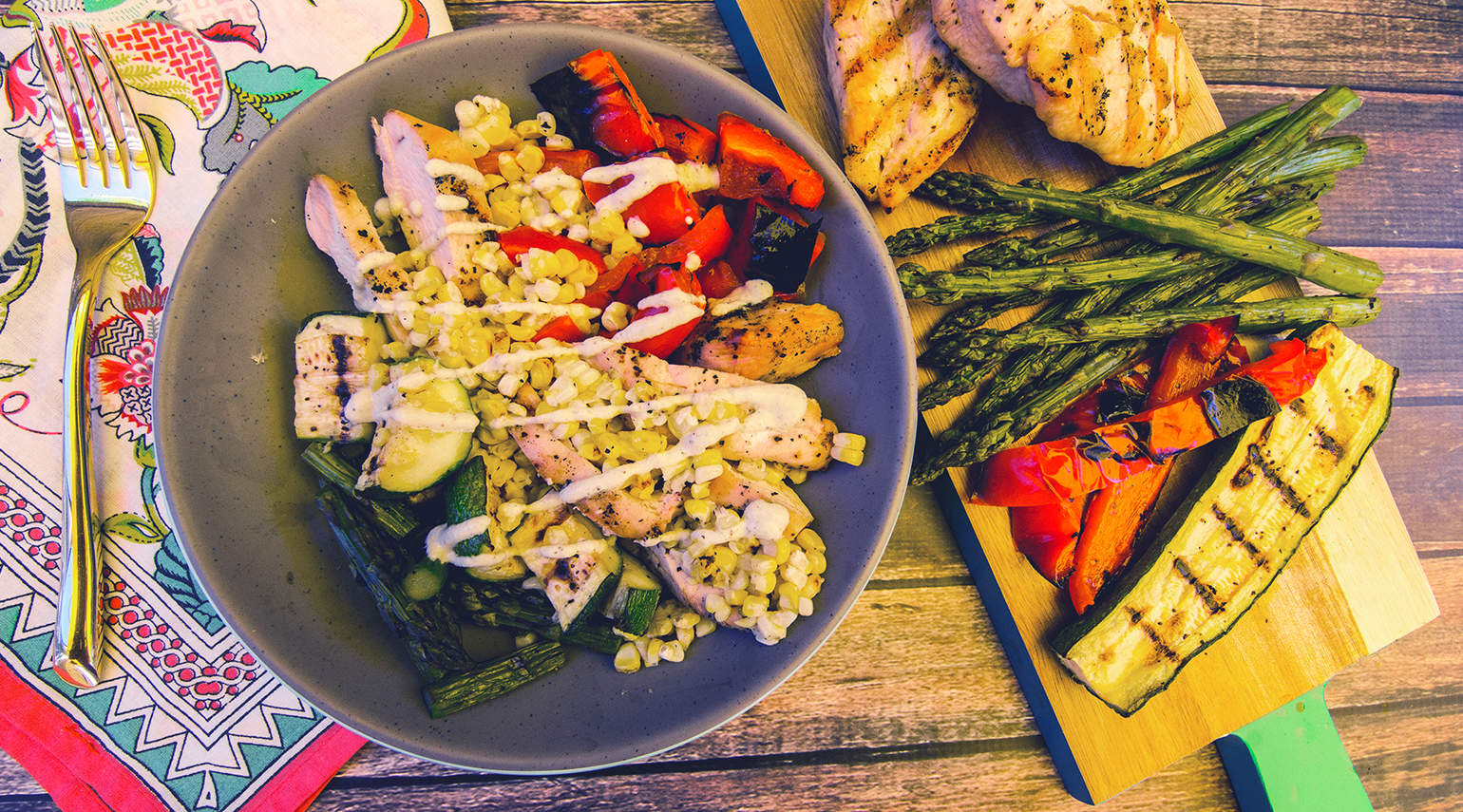 Grilled Veggie & Ranch Bowl 