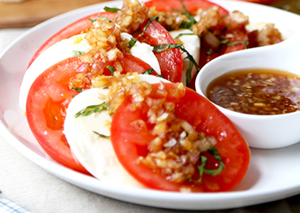 Japanese Caprese Salad