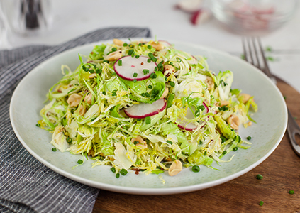 Shaved Brussels Sprouts Salad