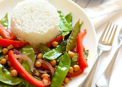 Thai Basil Veggie Stir Fry