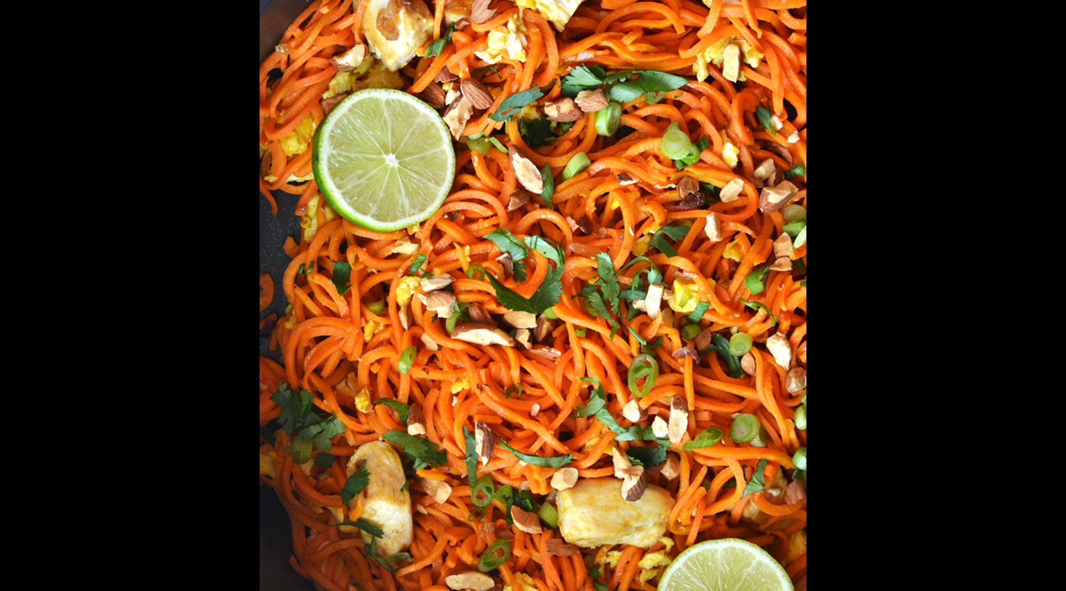 Sweet Potato Chicken Pad Thai